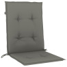 Cojines para silla respaldo bajo 6 ud tela gris oscuro melange 5