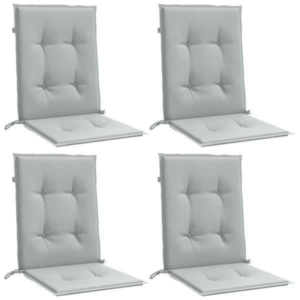 Almofadões lombares cadeiras 4pcs 100x50x4 cm mesclado tecido M 3