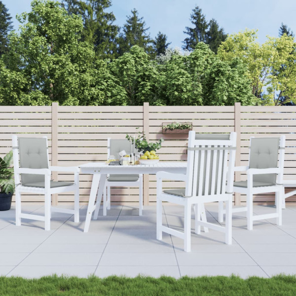 Almofadões lombares cadeiras 4pcs 100x50x4 cm mesclado tecido M 4