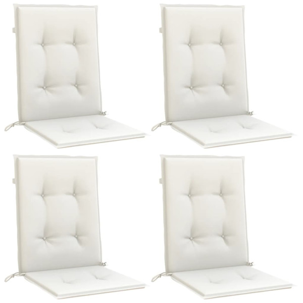 Almofadões lombares p/ cadeiras 4pcs 100x50x4cm mesclado tecido M 3