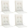 Almofadões lombares p/ cadeiras 4pcs 100x50x4cm mesclado tecido 3