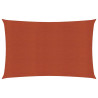 Toldo de vela HDPE terracota 160 g/m² 2x3.5 m 1