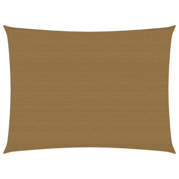 Toldo de vela HDPE gris taupe 160 g/m² 2x3 m D