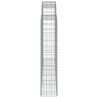 Cestos gabião arqueados 18 pcs 200x30x140/160 ferro galvanizado 5
