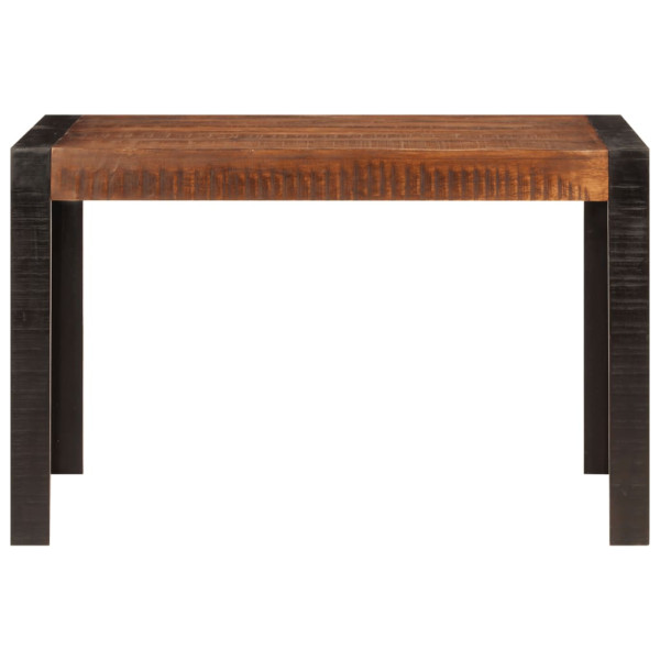 Mesa de jantar 120x60x76 cm mangueira maciça castanho-mel M 2