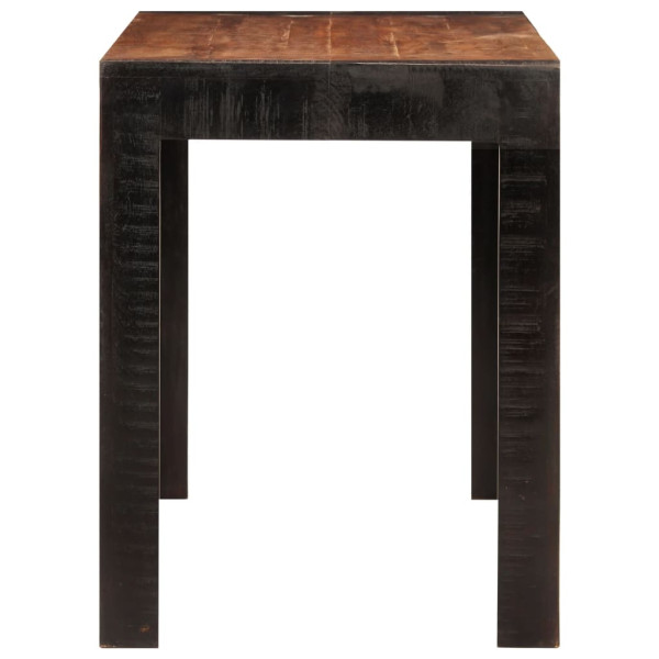 Mesa de jantar 120x60x76 cm mangueira maciça castanho-mel M 3