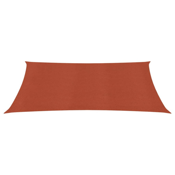 Para-sol estilo vela 160 g/m² 2x3 m PEAD terracota M 2