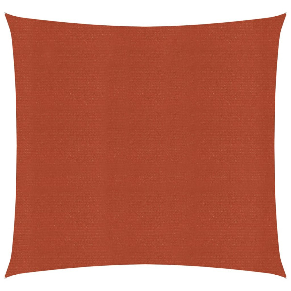 Toldo de vela HDPE terracota 160 g/m² 2.5x3 m D