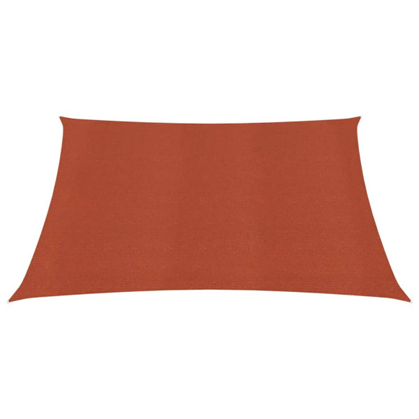 Para-sol estilo vela 160 g/m² 2.5x3 m PEAD terracota M 2