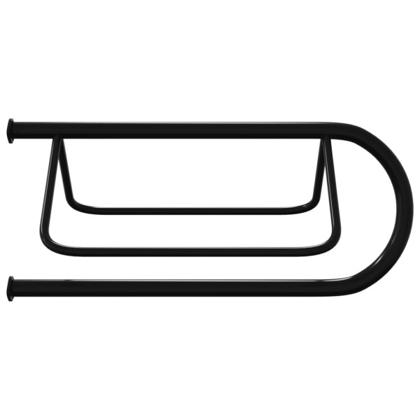 Soporte de silla de montura de pared hierro negro M 5