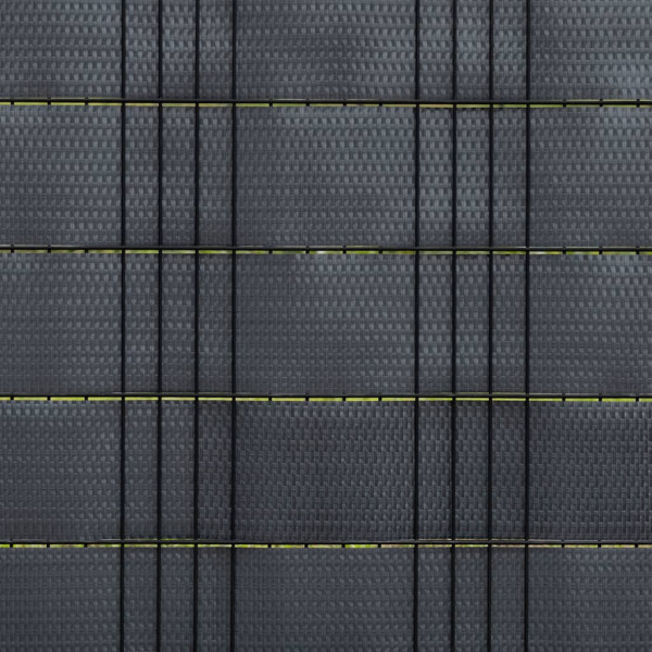 Toldos para balcón 10 uds ratán sintético antracita 255x19 cm M 5