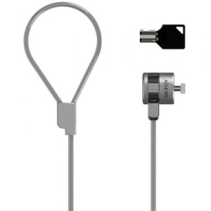 Cable de seguridad Aisens 1.5m ASLK-D40K02-SL plata H