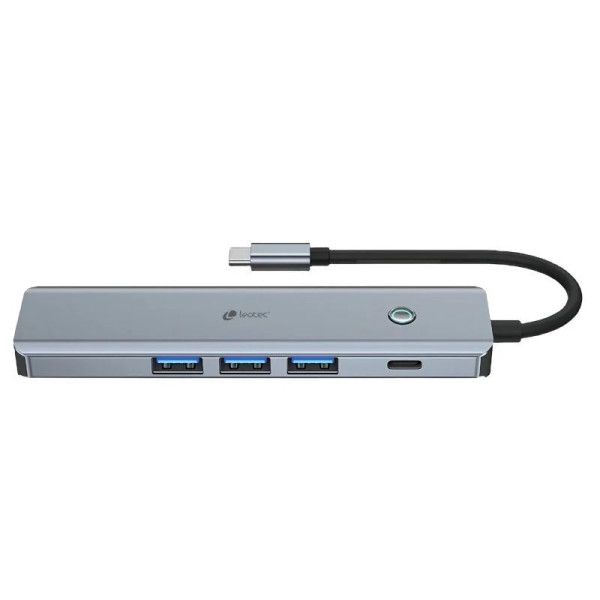 Docking Leotec USB tipo-C LEDS05 gris M 4