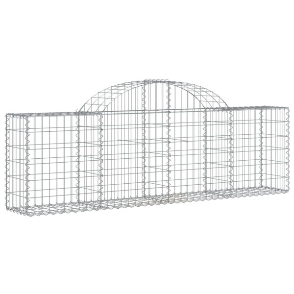 Cestos gabião arqueados 40pcs 200x30x60/80 cm ferro galvanizado M 3