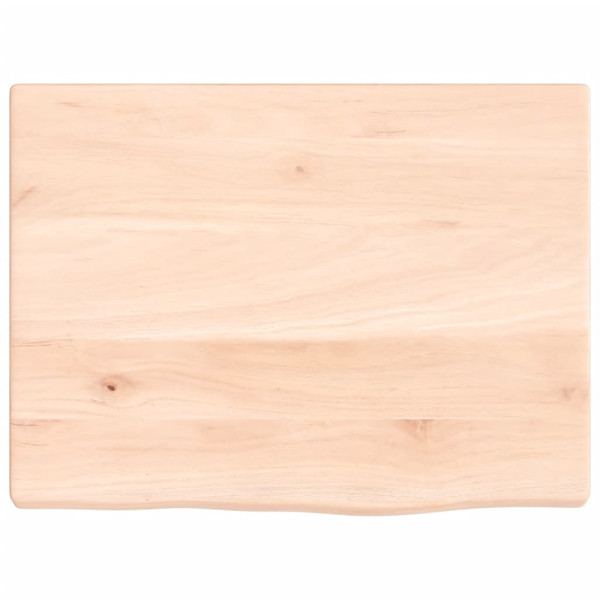 Estante de pared madera maciza de roble sin tratar 40x30x2 cm M 4