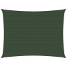 Toldo de vela verde oscuro HDPE 160 g/m² 2.5x3 m 1
