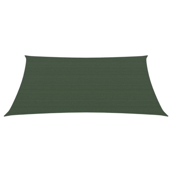 Toldo de vela verde oscuro HDPE 160 g/m² 2.5x3 m M 2