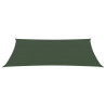 Toldo de vela HDPE verde oscuro 160 g/m² 5x7 m 2