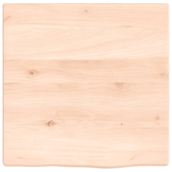 Encimera de baño madera maciza sin tratar 40x40x2 cm M 3