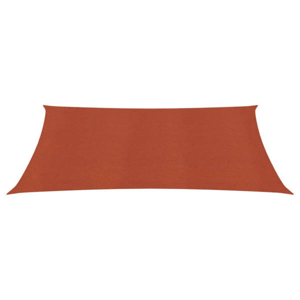 Para-sol estilo vela 160 g/m² 3x5 m PEAD terracota M 2