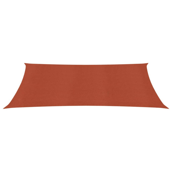 Para-sol estilo vela 160 g/m² 2x5 m PEAD terracota M 2