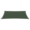 Toldo de vela verde oscuro HDPE 160 g/m² 2x5 m 2