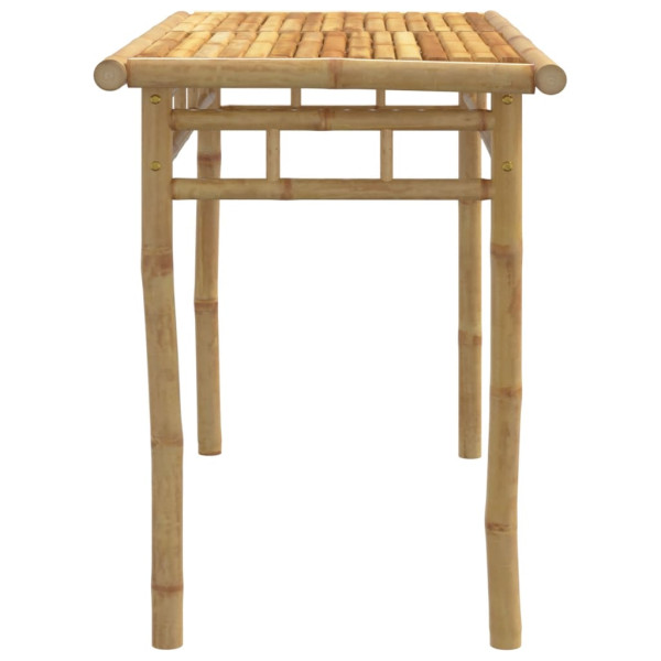 Mesa de jantar para jardim 110x55x75 cm bambu M 5