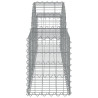Cestos gabião arqueados 25pcs 200x30x40/60 cm ferro galvanizado 5