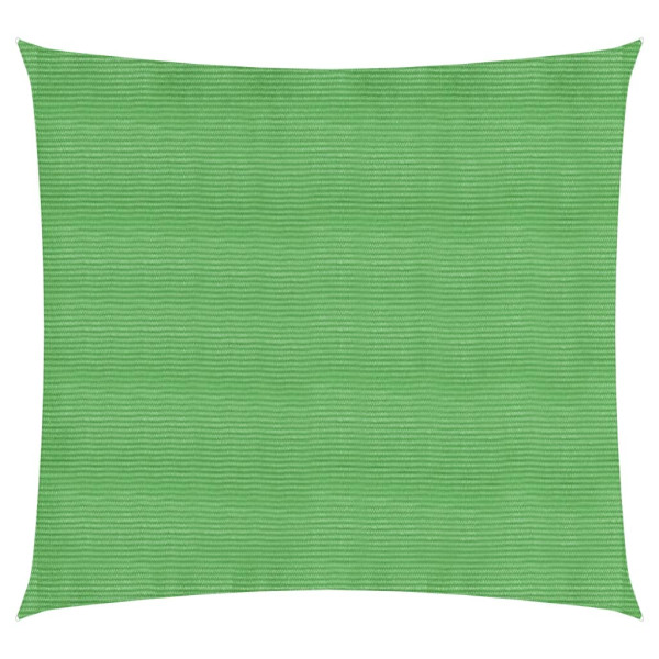 Toldo de vela HDPE verde claro 160 g/m² 4x4 m D