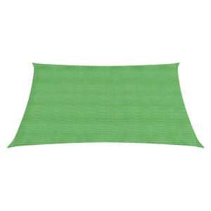 Para-sol estilo vela 160 g/m² 4x4 m PEAD verde-claro H