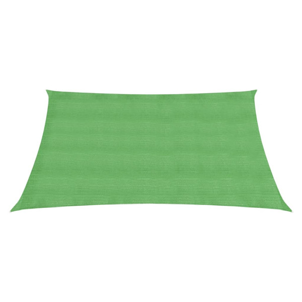 Para-sol estilo vela 160 g/m² 4x4 m PEAD verde-claro M 2