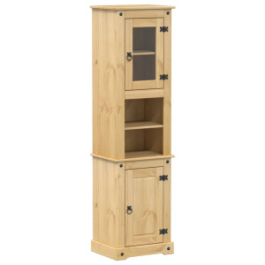 Armario de baño «Corona» madera maciza de pino 50x40x185 cm H