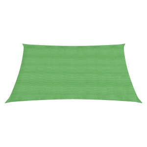 Para-sol estilo vela 160 g/m² 3x3 m PEAD verde-claro H