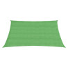 Toldo de vela HDPE verde claro 160 g/m² 3x3 m 2