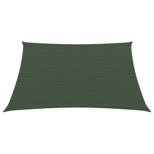Toldo de vela  HDPE verde oscuro160 g/m² 4x4 m H