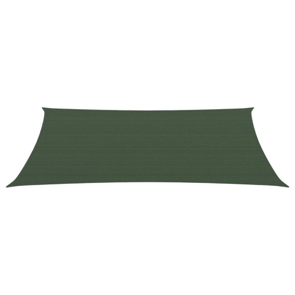 Toldo de vela HDPE verde oscuro 160 g/m² 3x6 m M 2