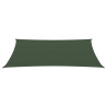 Toldo de vela HDPE verde oscuro 160 g/m² 3x6 m 2