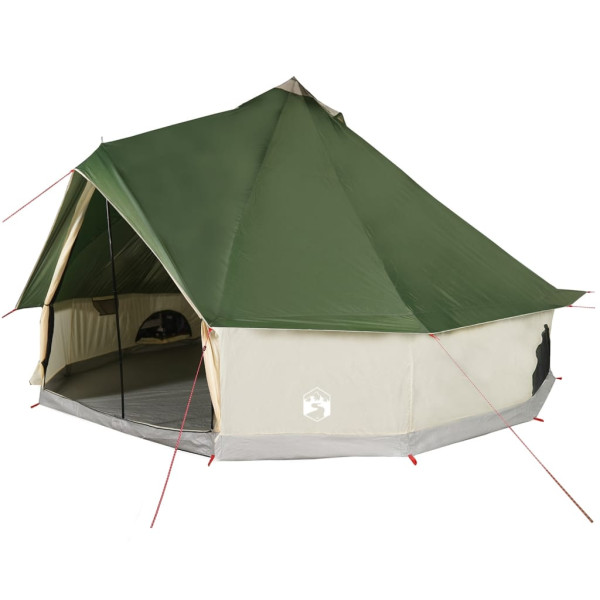 Tienda de campaña familiar tipi 6 personas impermeable verde M 2