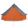 Tienda familiar tipi para 6 personas impermeable gris naranja 5