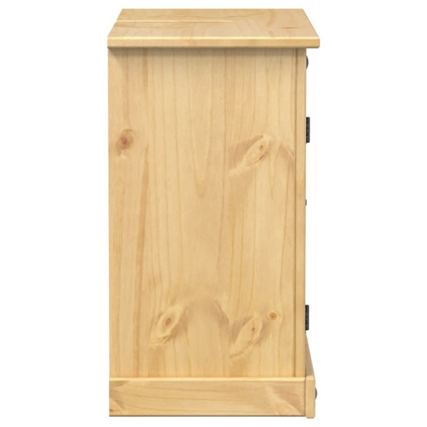 Mueble de lavabo de baño Corona madera maciza pino 73x33x60 cm M 5