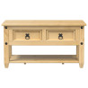 Mesa de centro cajones Corona madera maciza de pino 85x50x45 cm 4