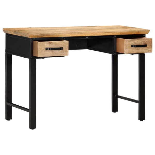 Mesa escritorio madera maciza de mango 110x50x76 cm M 5