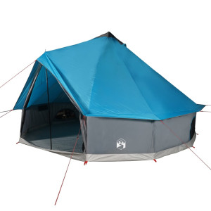 Tienda de campaña familiar tipi 8 personas impermeable azul H