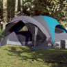 Tenda familiar estilo cabana para 6 pessoas impermeável azul 1