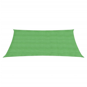 Para-sol estilo vela 160 g/m² 2x3 m PEAD verde-claro H