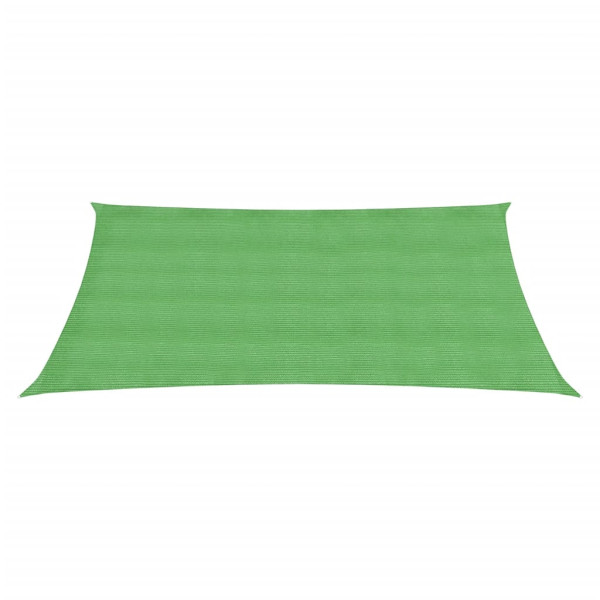 Para-sol estilo vela 160 g/m² 2x3 m PEAD verde-claro M 2