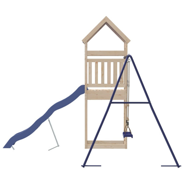 Parque infantil de exterior de madera maciza de pino M 5