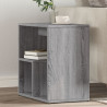 Mesa auxiliar 2 uds madera ingeniería gris Sonoma 50x30x50 cm 1