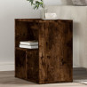 Mesa auxiliar 2 uds madera ingeniería roble ahumado 50x30x50 cm 1