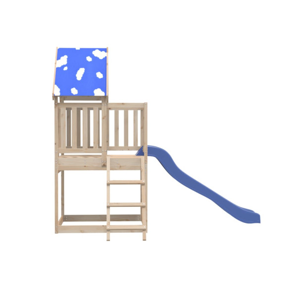 Parque infantil de exterior de madera maciza de pino M 5